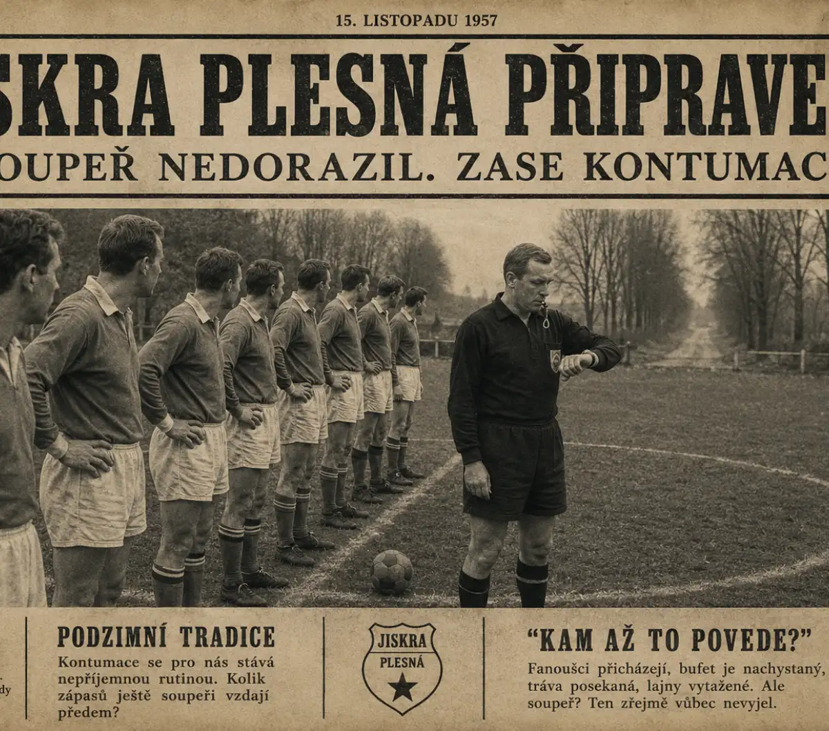 Bizár roku 1957 - Když chcete hrát fotbal, ale soupeři raději nepřijedou