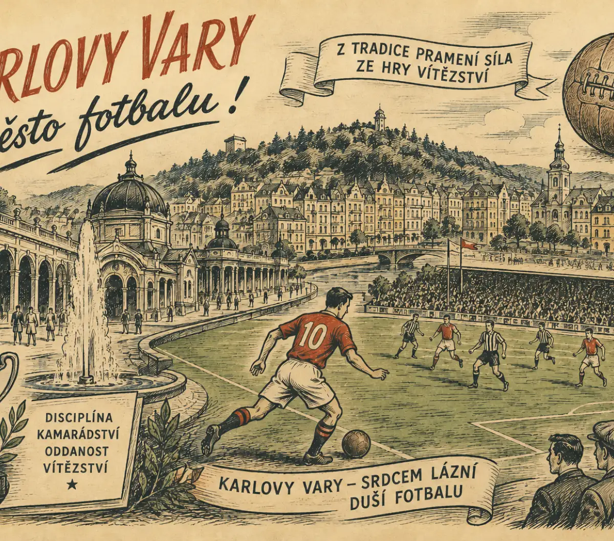 Když měl fotbal v Karlových Varech své vlastní soutěže
