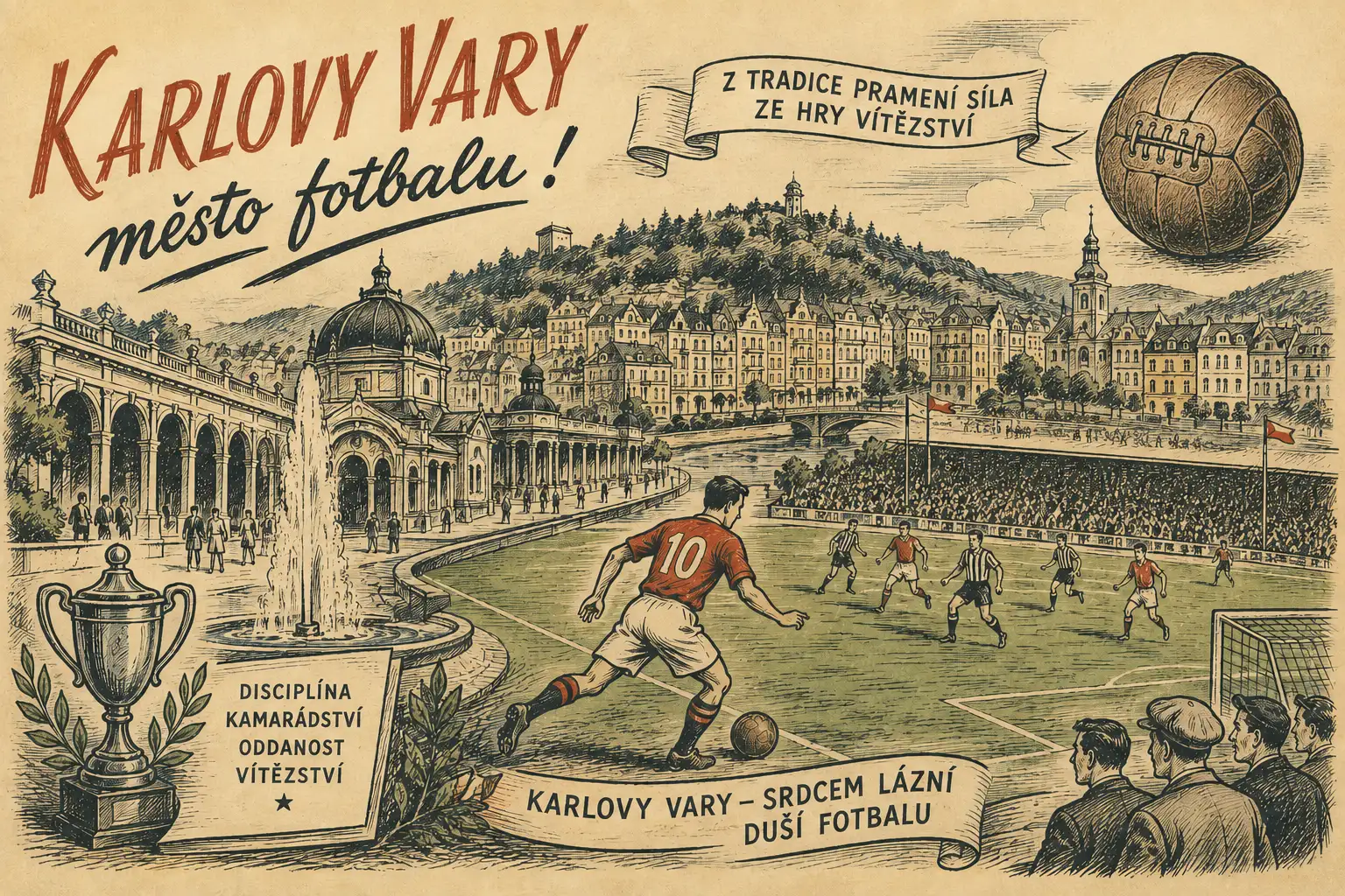 Když měl fotbal v Karlových Varech své vlastní soutěže