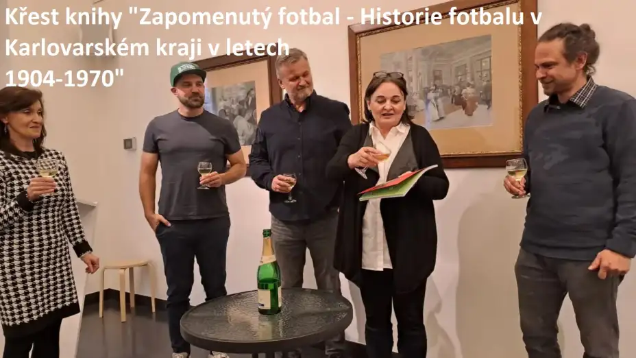 Křest knihy zapomentý fotbal