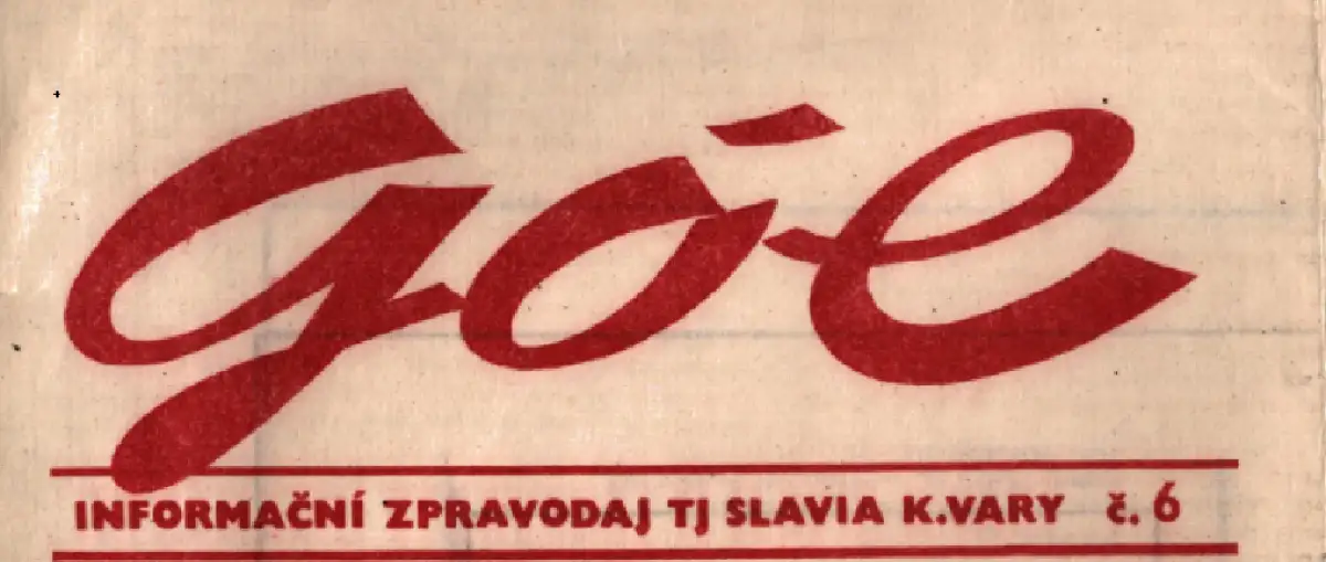 Zpravodaj Gól fotbalového klubu TJ Slavia Karlovy Vary